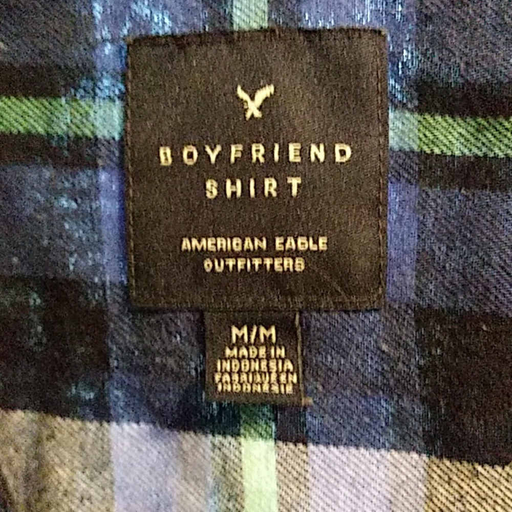 Plaid button down - Picture 2 of 3
